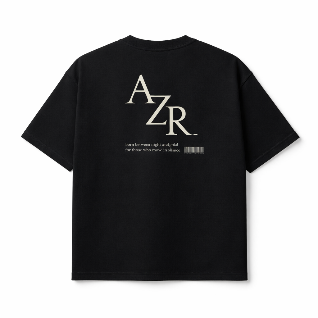 Unisex Oversized Tee Schwarz